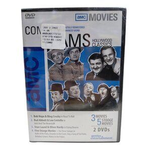 AMC Movies Comedy Teams Hollywood Classics 3 Movies 5 Stooges 2 DVDs New Sealed